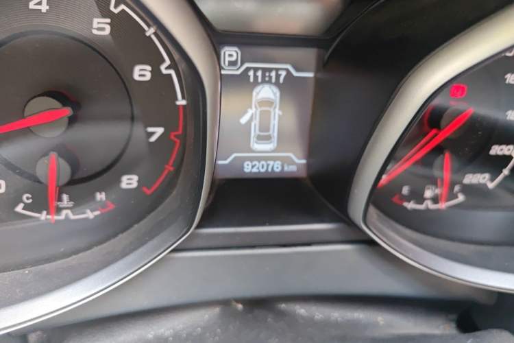 Used Chery Tiggo 5 2014 2.0L CVT Joyful Edition Odometer Close Up