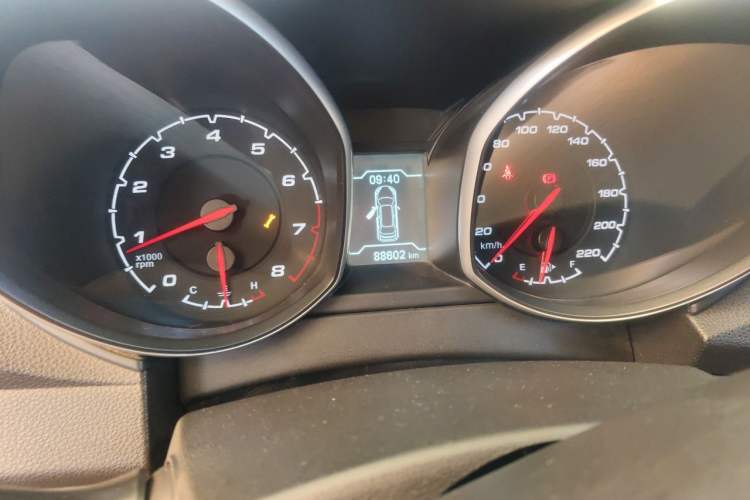 Used Chery Tiggo 5 2014 2.0L Manual Family Edition Odometer Close Up