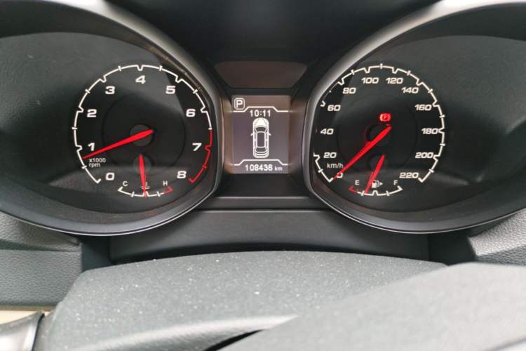 Used Chery Tiggo 5 2014 2.0L CVT Joyful Edition Odometer Close Up