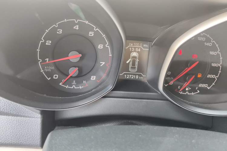 Used Chery Tiggo 5 2014 2.0L Manual Jia Yue Edition Odometer Close Up