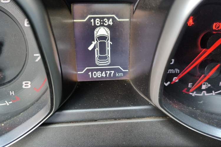Used Chery Tiggo 5 2014 2.0L Manual Jia Yue Edition Odometer Close Up