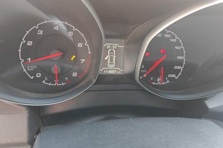 Used Chery Tiggo 5 2014 2.0L Manual Jia Yue Edition Odometer Close Up