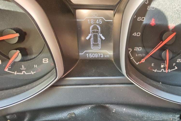Used Chery Tiggo 5 2015 2.0L Manual Jia Yue Edition Odometer Close Up