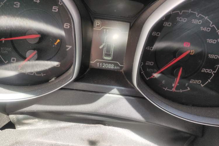 Used Chery Tiggo 5 2015 2.0L CVT Jiayue Edition Odometer Close Up