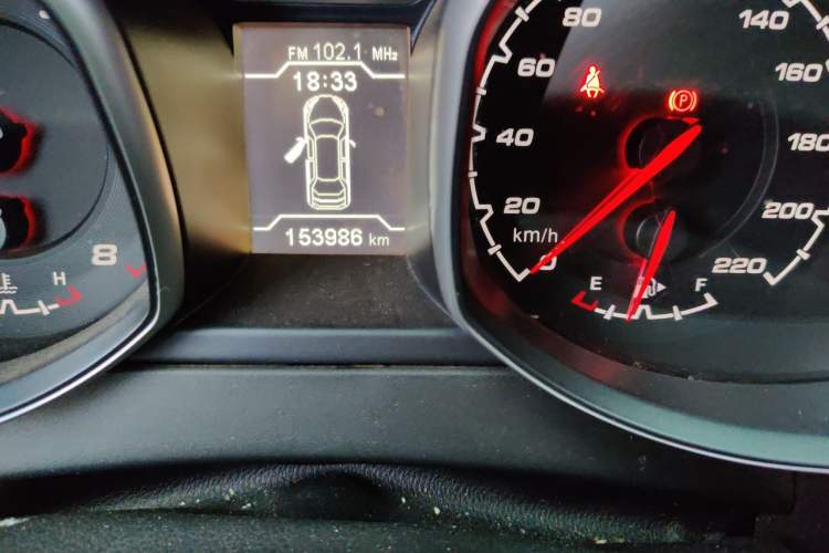 Used Chery Tiggo 5 2016 2.0L Manual Jia Yue Edition Odometer Close Up