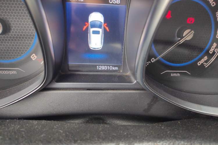 Used Chery Tiggo 5 2016 1.5T Manual Family Edition Odometer Close Up