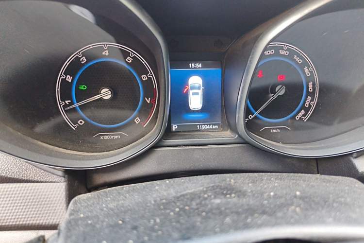 Used Chery Tiggo 5 2016 2.0L CVT Jiayue Edition Odometer Close Up