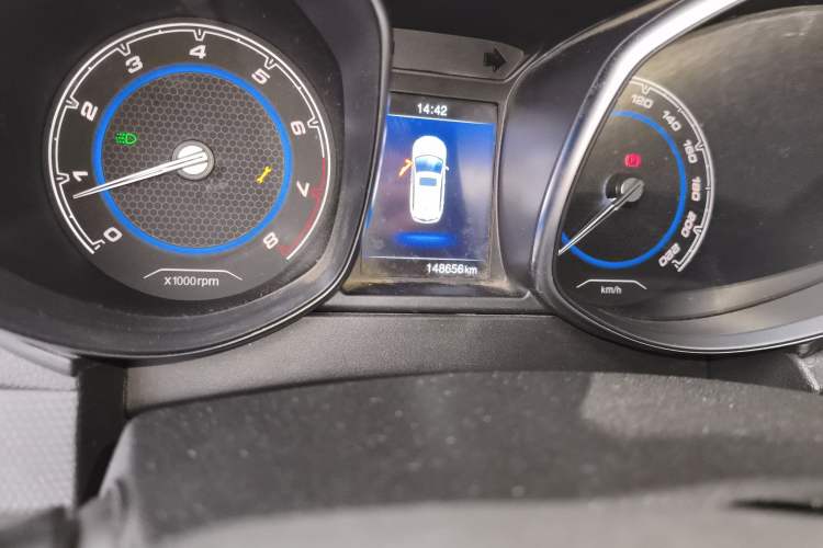 Used Chery Tiggo 5 2016 1.5T Manual Family Edition Odometer Close Up