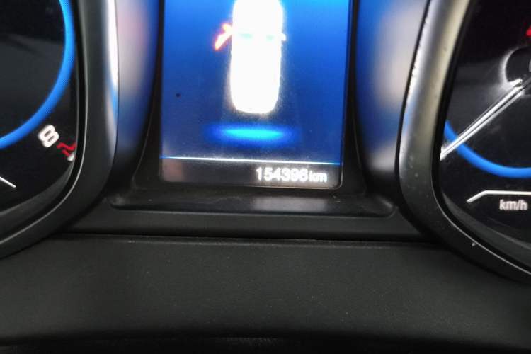 Used Chery Tiggo 5 2016 1.5T Manual Family Edition Odometer Close Up