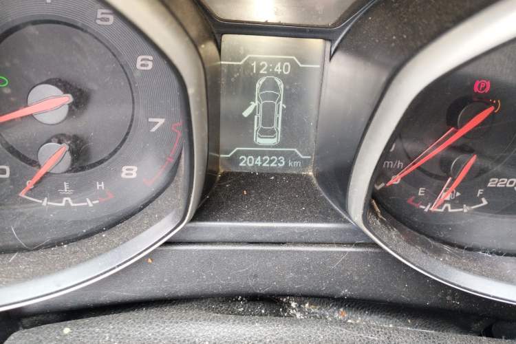 Used Chery Tiggo 5 2016 2.0L Manual Jia Yue Edition Odometer Close Up