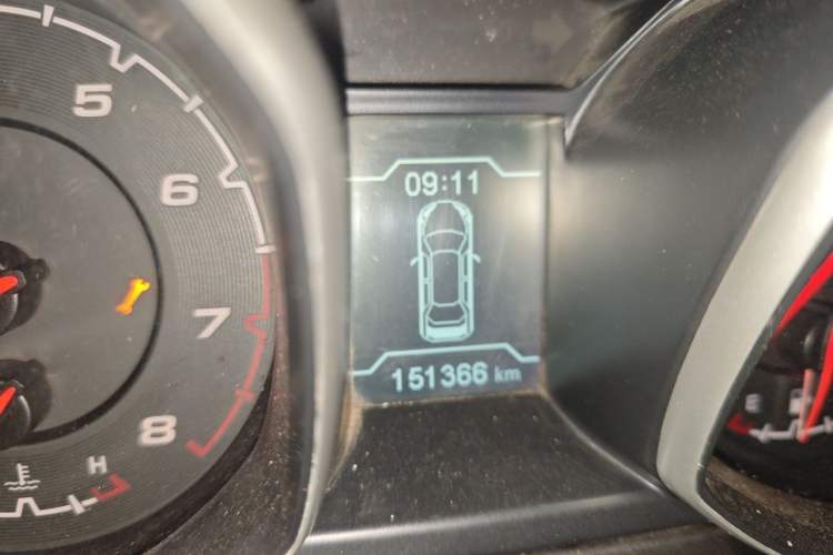 Used Chery Tiggo 5 2016 2.0L Manual Jia Yue Edition Odometer Close Up
