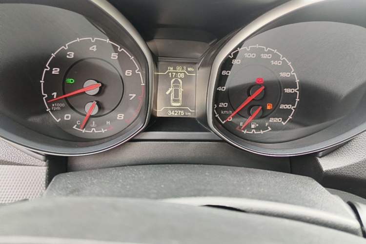 Used Chery Tiggo 5 2016 2.0L Manual Jia Yue Edition Odometer Close Up