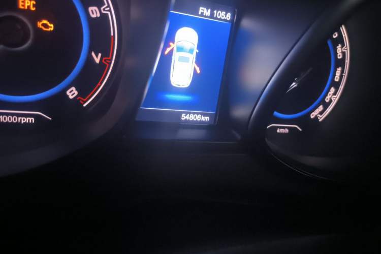 Used Chery Tiggo 5 2016 1.5T Manual Family Edition Odometer Close Up