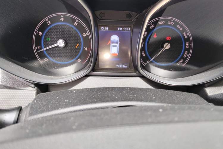 Used Chery Tiggo 5 2016 1.5T Manual Family Edition Odometer Close Up