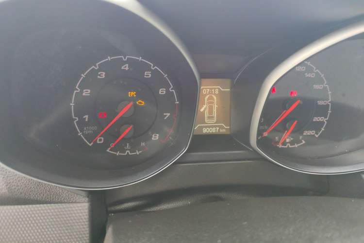 Used Chery Tiggo 5 2016 2.0L Manual Family Edition Odometer Close Up