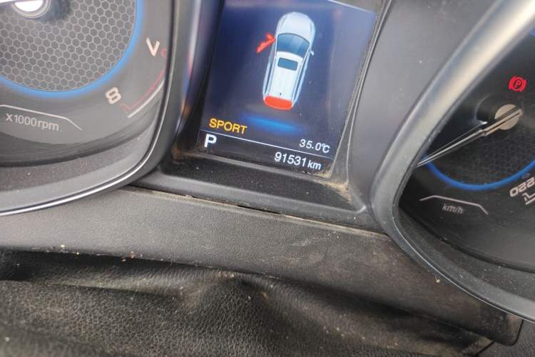 Used Chery Tiggo 5 2017 1.5T CVT Luxury Edition Odometer Close Up