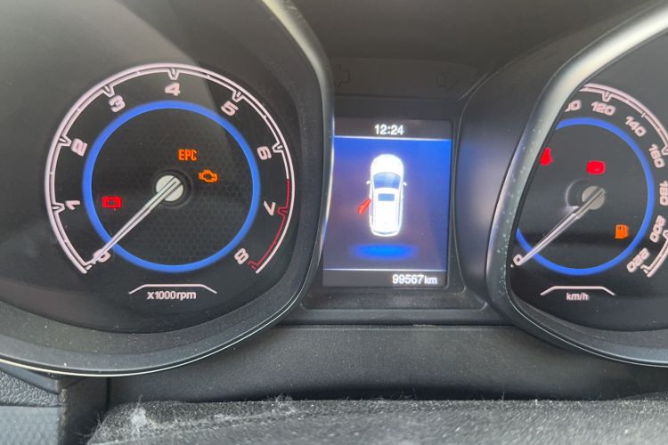 Used Chery Tiggo 5 2017 1.5T Manual Comfort Edition Odometer Close Up