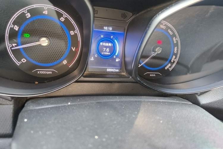 Used Chery Tiggo 5 2017 1.5T Manual Comfort Edition Odometer Close Up
