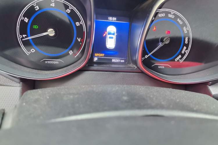 Used Chery Tiggo 5 2017 1.5T CVT Comfort Edition Odometer Close Up
