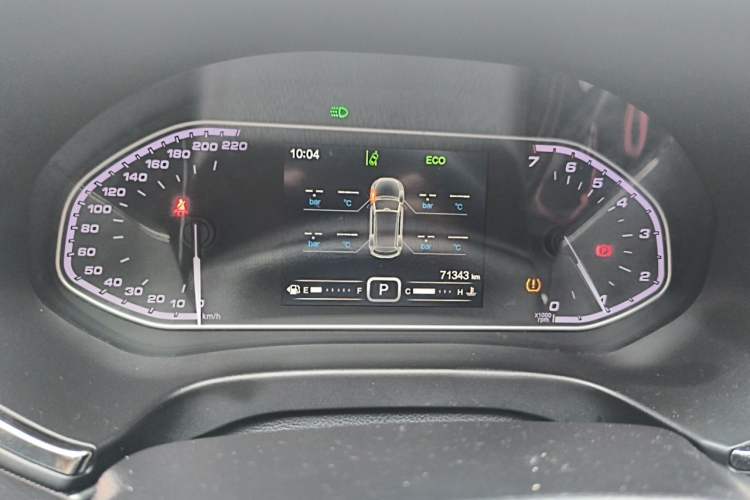 Used Chery Tiggo 5x 2017 1.5T DCT Luxury Model Odometer Close Up