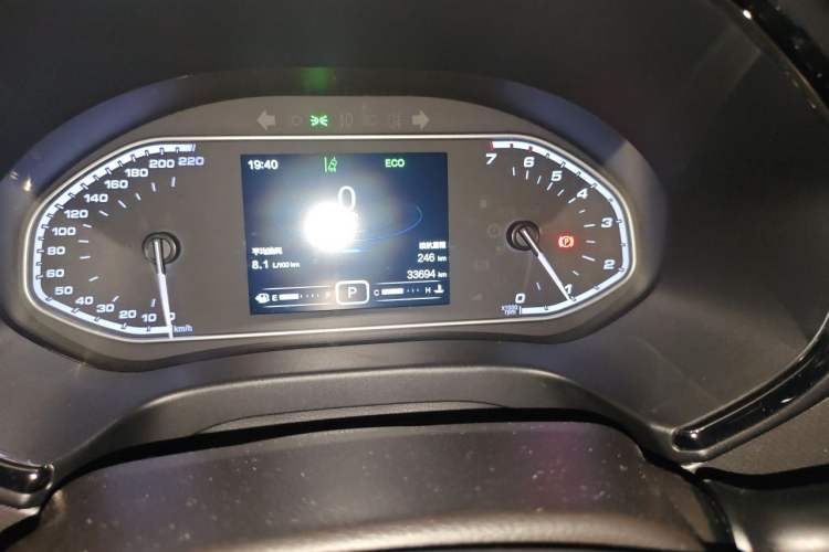 Used Chery Tiggo 5x 2017 1.5T DCT Luxury Model Odometer Close Up