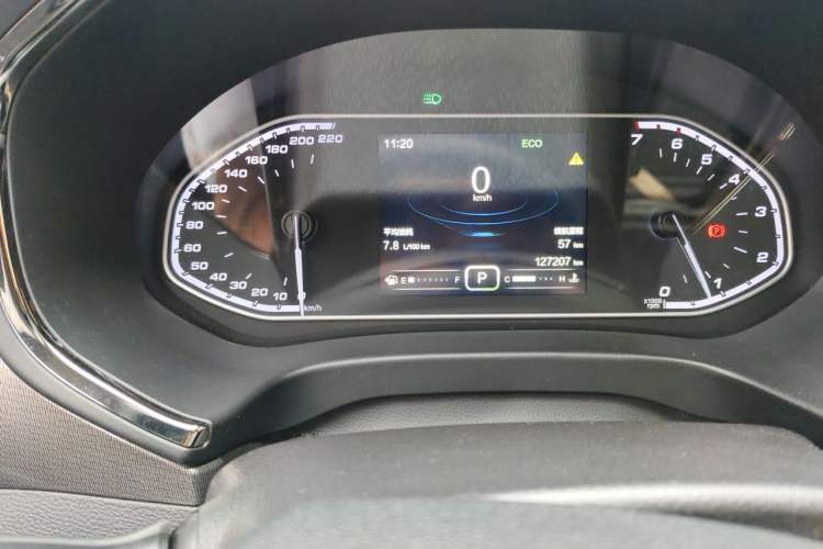 Used Chery Tiggo 5x 2017 1.5T DCT Luxury Model Odometer Close Up