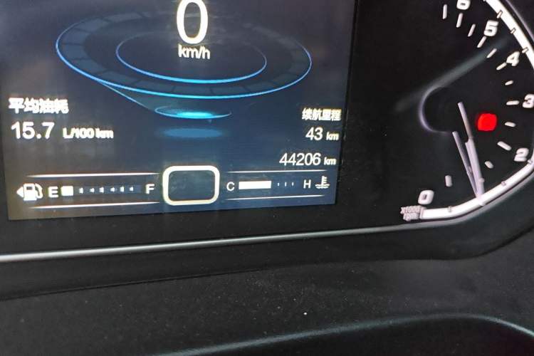Used Chery Tiggo 5x 2017 1.5T Manual Elite Model Odometer Close Up