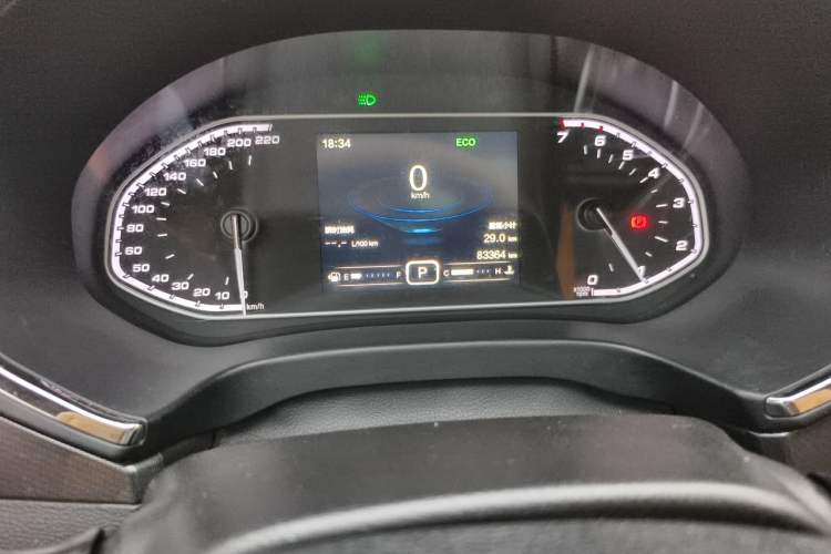 Used Chery Tiggo 5x 2017 1.5T DCT Luxury Model Odometer Close Up