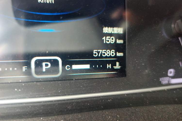 Used Chery Tiggo 5x 2017 1.5T DCT Elite Model Odometer Close Up