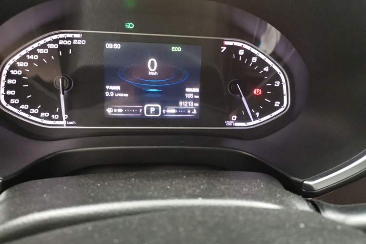 Used Chery Tiggo 5x 2017 1.5T DCT Elite Model Odometer Close Up