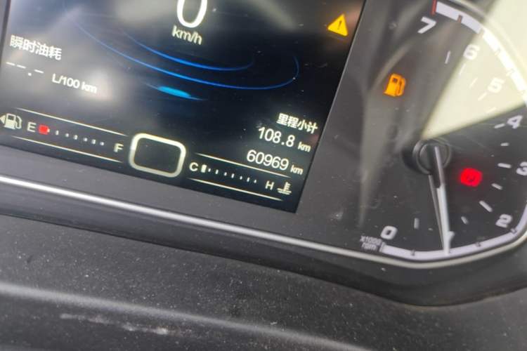 Used Chery Tiggo 5x 2017 1.5T Manual Elite Model Odometer Close Up