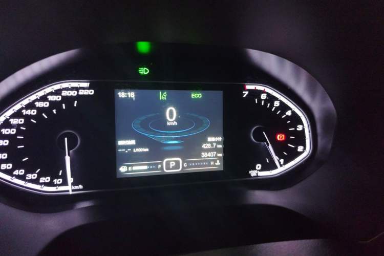 Used Chery Tiggo 5x 2017 1.5T DCT Luxury Model Odometer Close Up