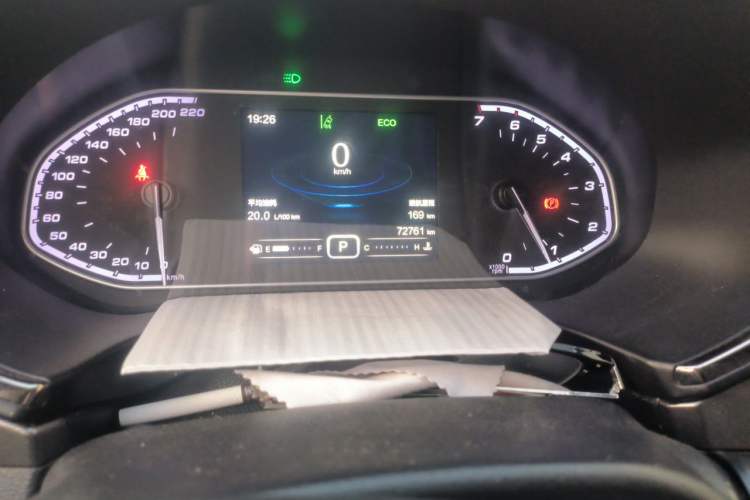 Used Chery Tiggo 5x 2017 1.5T DCT Luxury Model Odometer Close Up