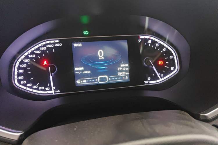 Used Chery Tiggo 5x 2017 1.5T Manual Elite Model Odometer Close Up
