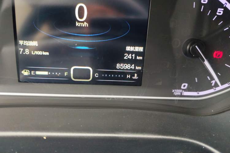 Used Chery Tiggo 5x 2017 1.5T Manual Elite Model Odometer Close Up