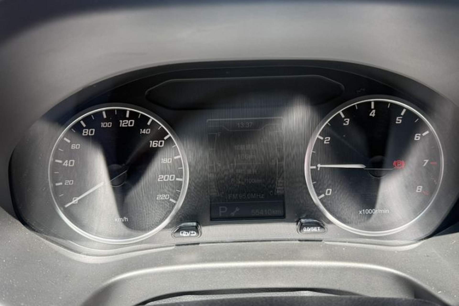 Used Chery Tiggo 5x 2019 HERO 1.5L CVT Fashion Edition Odometer Close Up