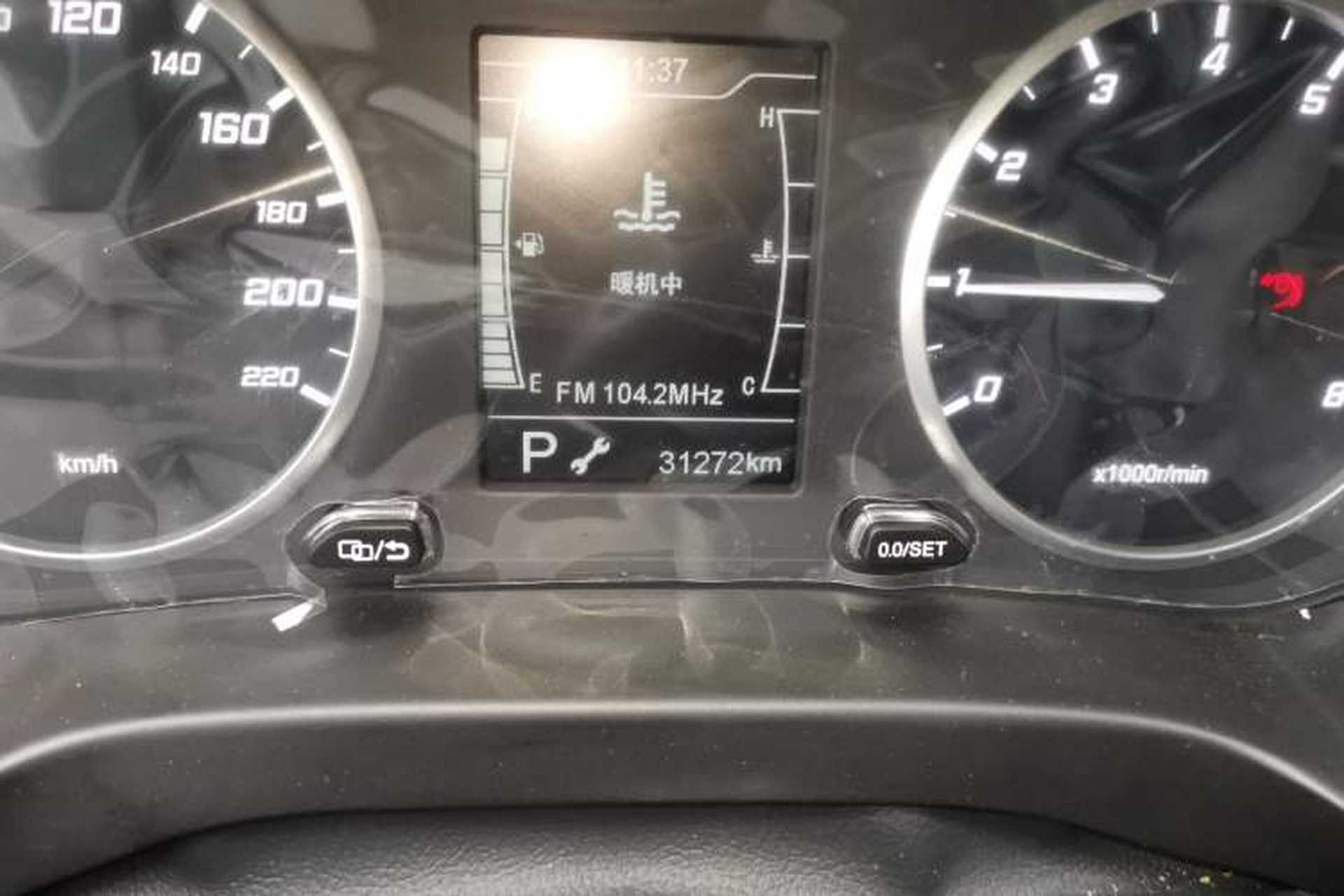 Used Chery Tiggo 5x 2019 HERO 1.5L CVT Fashion Edition Odometer Close Up