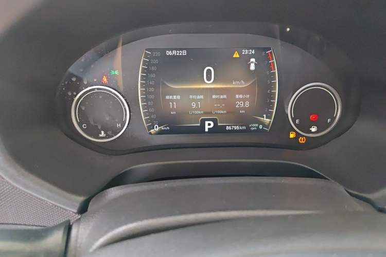 Used Chery Tiggo 5x 2019 1.5L CVT Smart Enjoyment Version Odometer Close Up