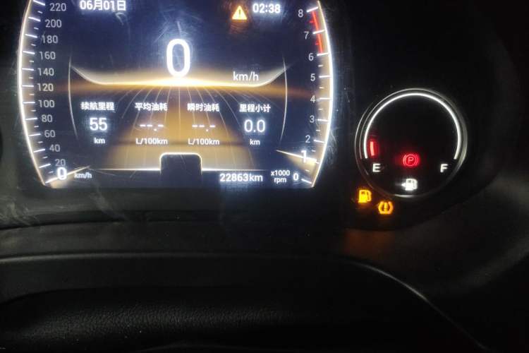 Used Chery Tiggo 5x 2019 HERO 1.5L Manual Luxury Edition Odometer Close Up