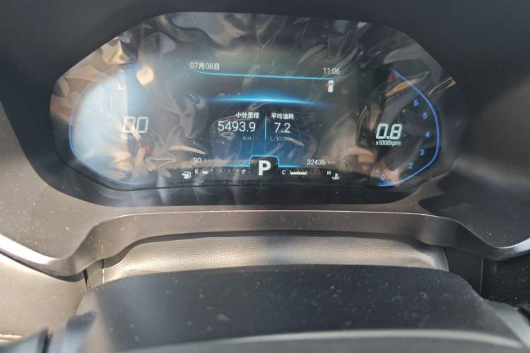 Used Chery Tiggo 5x 2020 1.5L CVT Luxury Edition Odometer Close Up