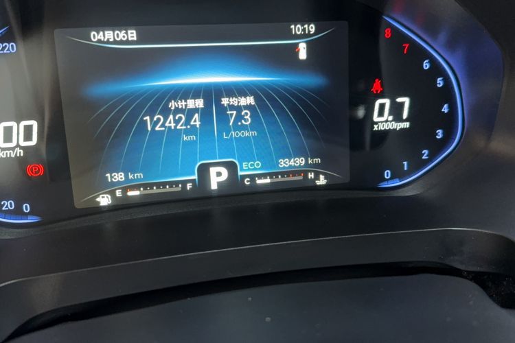 Used Chery Tiggo 5x 2020 High-Energy Edition 1.5T CVT High-Energy No. 3 Odometer Close Up