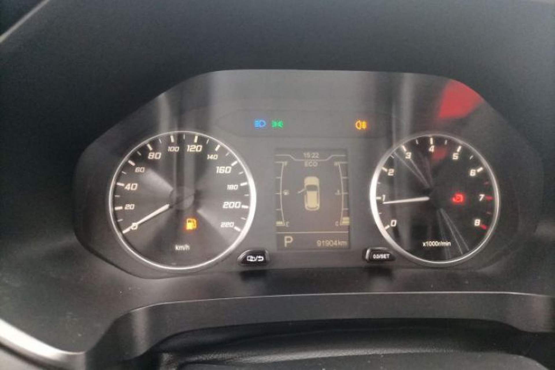 Used Chery Tiggo 5x 2020 High-Energy Edition 1.5T CVT High-Energy No. 2 Odometer Close Up
