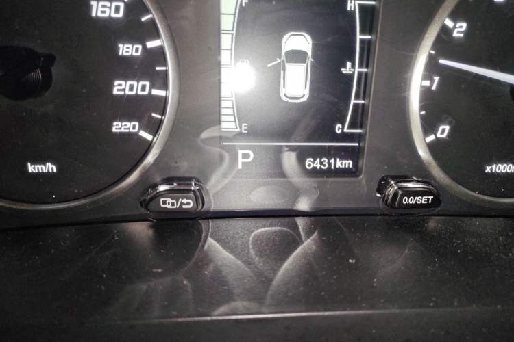 Used Chery Tiggo 5x 2024 Edition People's Benefit Version 1.5L CVT Fashion Model Odometer Close Up