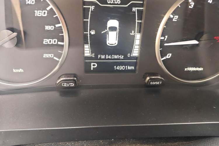 Used Chery Tiggo 5x 2024 Edition People's Benefit Version 1.5L CVT Fashion Model Odometer Close Up