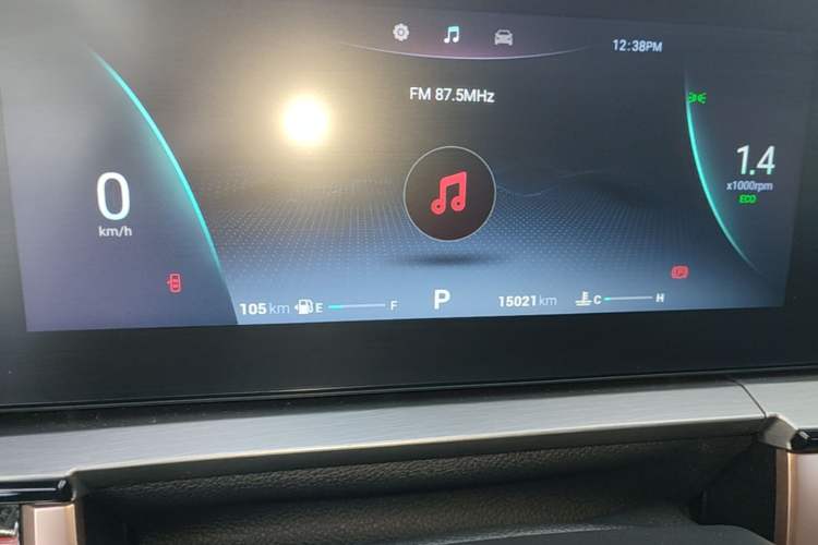 Used Chery Tiggo 5x 2025 High-Performance Edition 1.5T CVT Luxury Model Instrument Cluster