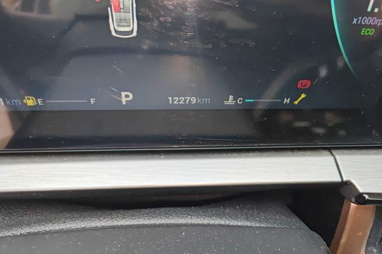 Used Chery Tiggo 5x 2025 High-Performance Edition 1.5T CVT Luxury Model Odometer Close Up