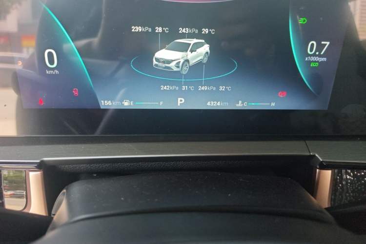 Used Chery Tiggo 5x 2025 High-Energy Version 1.5T CVT Comfort Model Odometer Close Up