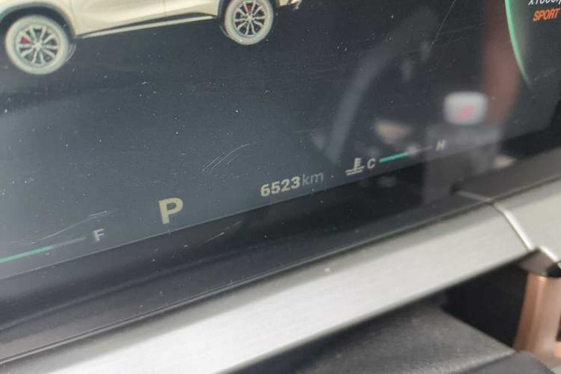 Used Chery Tiggo 5x 2025 High-Performance Edition 1.5T CVT Luxury Model Odometer Close Up