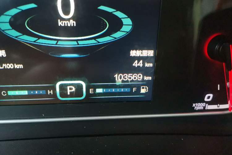 Used Chery Tiggo 7 2016 2.0L CVT YAOZHEN Edition Odometer Close Up
