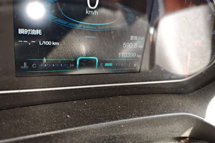 Used Chery Tiggo 7 2016 1.5T Manual Ignite Edition Odometer Close Up